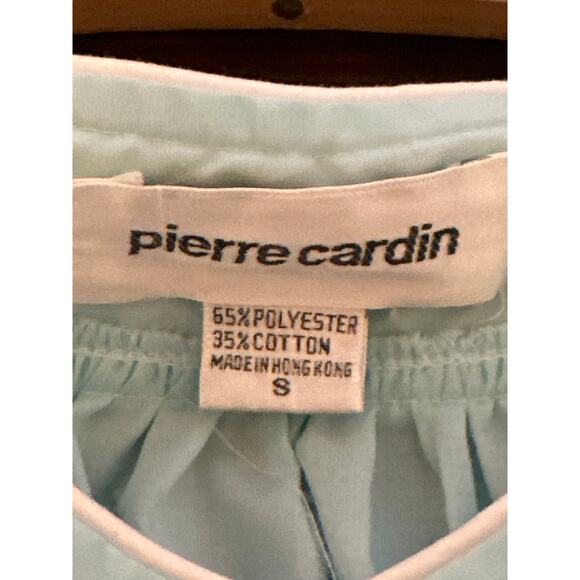 Vintage 60/70s Pierre Cardin House Coat Powder Blue Balloon Sleeves Quite Luxury - Picture 9 of 13